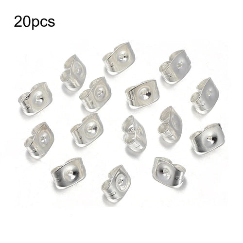 100pcs Gold Stainless Steel 3-8mm Flat Head Stud Earrings DIY Round