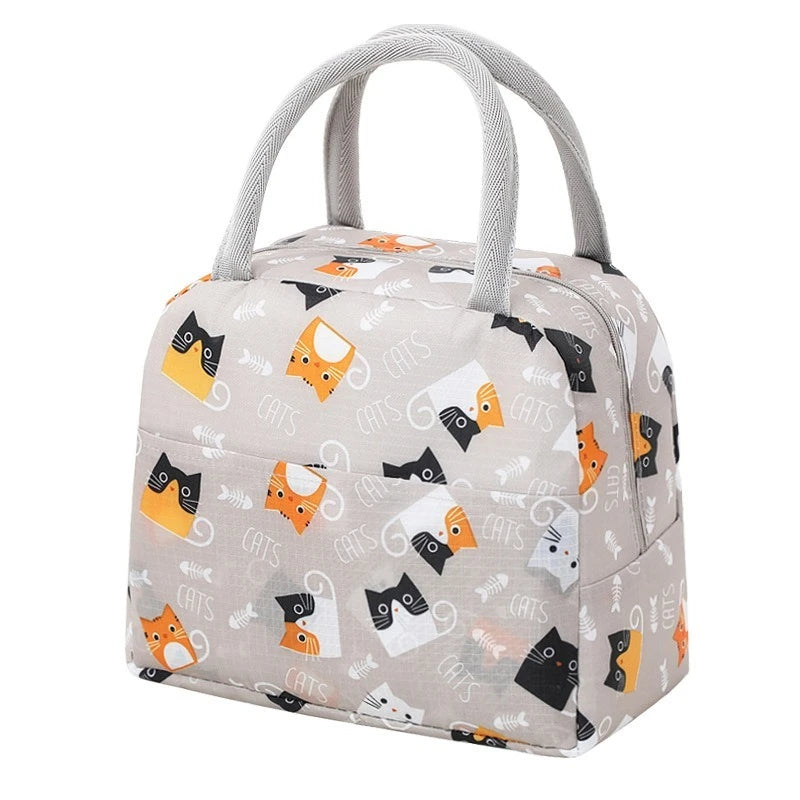 Cartoon Lunch Bag Portable Insulated Thermal Heat Children's Bento Bag