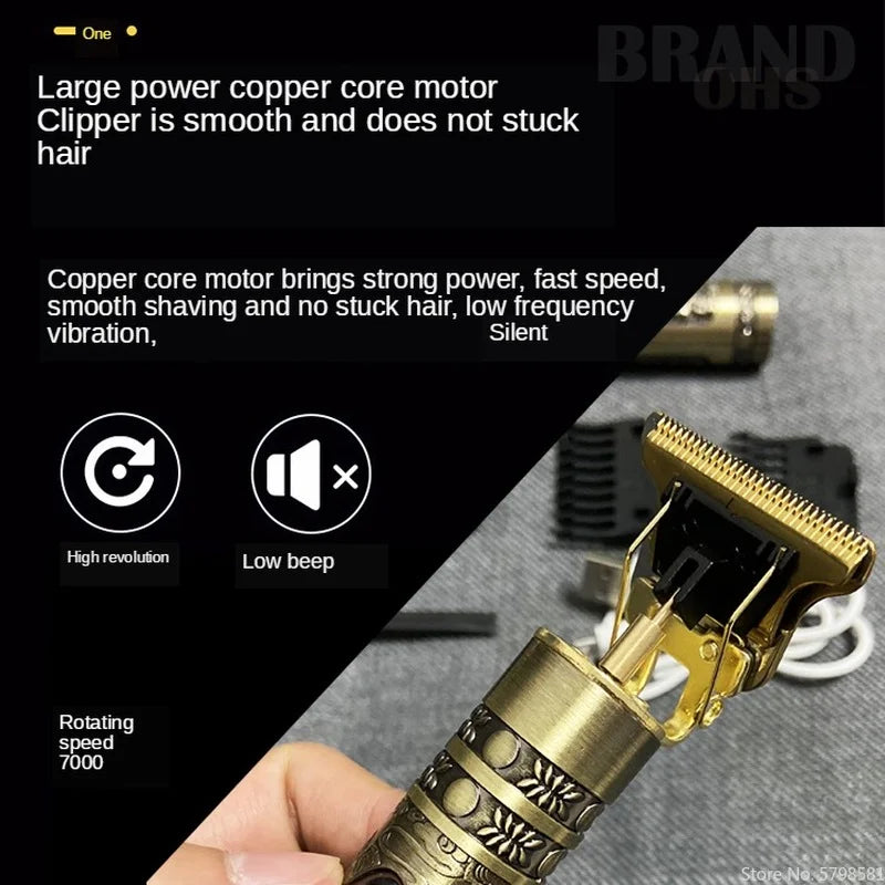 T9 Hair Clipper Repair Beard Shaving Body Hair Trimmer Clippers