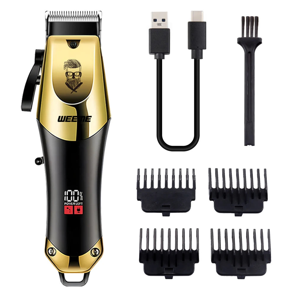 T9 Vintage Men's Electric Hair Clipper Beard Trimmer/Rechargeable Hair