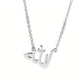 Fashion Letter God in Arabic Necklaces For Women Islamic Jewelry