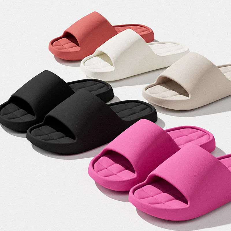 Man Fashion Slippers Solid Beach Sandals Summer Non Slip Lightweight