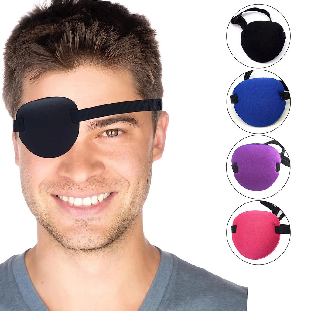 Creative One-Eyed Pirate Eye Patch 3D Monocular Eye Patch Adjustable
