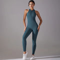 Sexy Hollow Backless Scrunch Sporty Jumpsuit Raises Butt Woman Gym Set