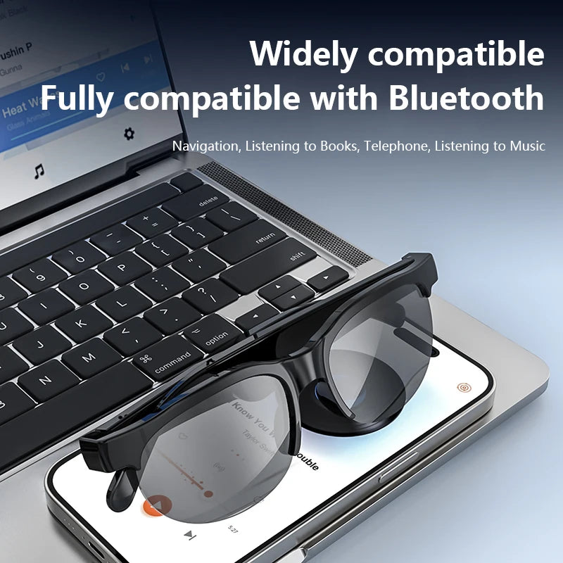 2026 New Smart Glasses AI Translation Bluetooth Conversation Recording