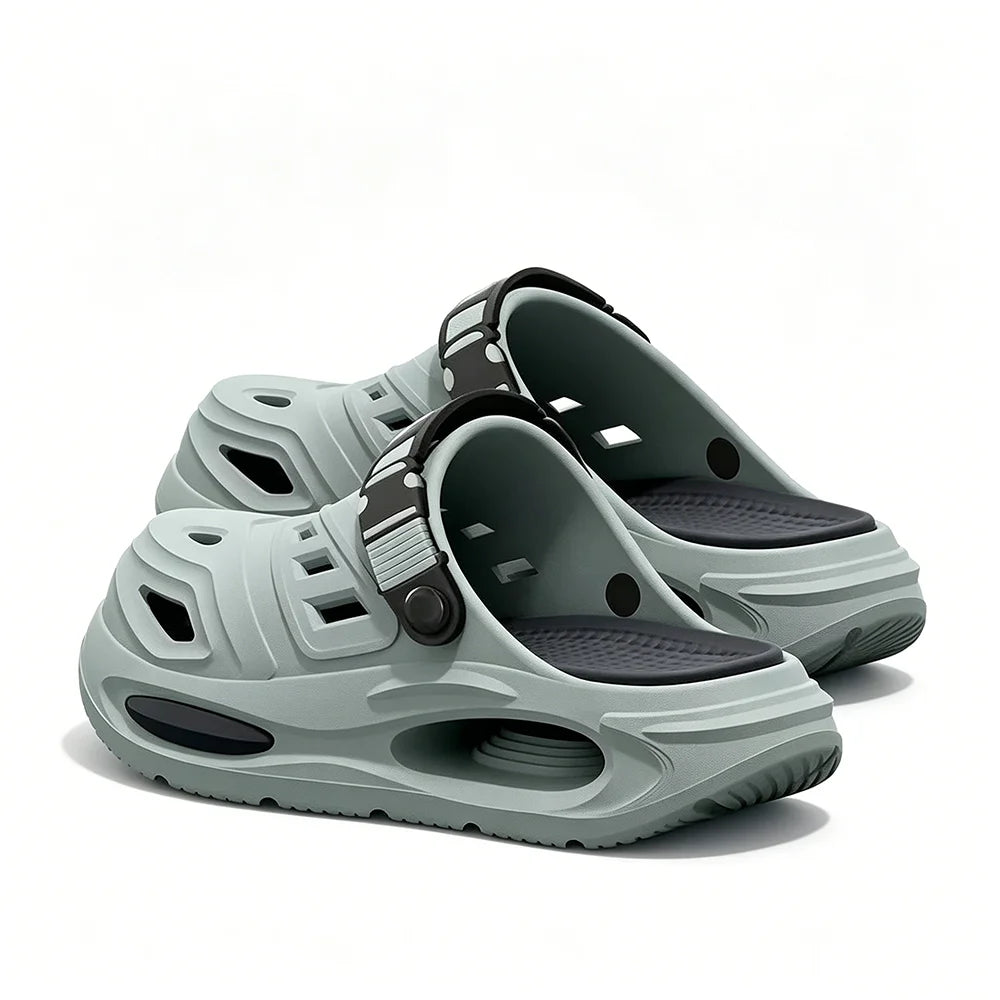 Men EVA Clogs Sandals Lightweight Non Slip Adjustable Strap Garden