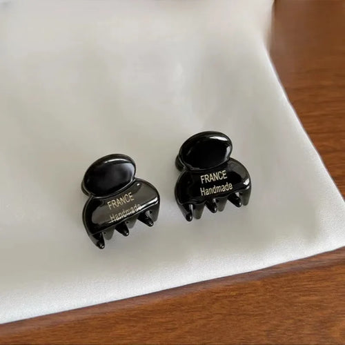 2Pcs/Set Mini 2cm Acetate Small Hair Claw Side Pins Acetate Hair Crabs
