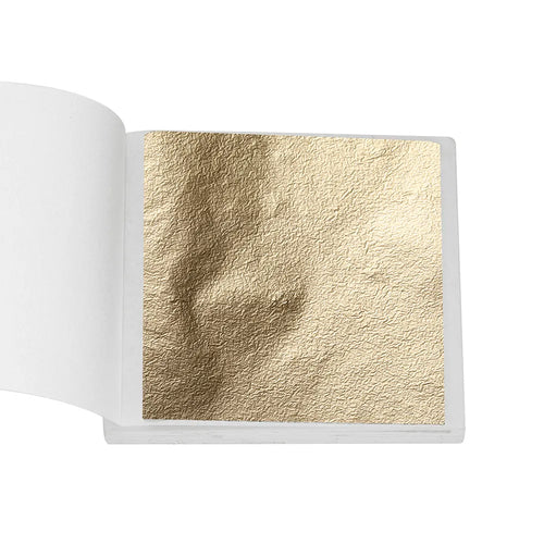 100sheets Imitation Gold Foil Paper Leaf Gilding DIY Epoxy Resin