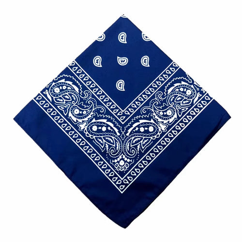 1-4Pcs Fashion Hip Hop Cotton Bandana Square Scarf 54cm*54cm Black Red