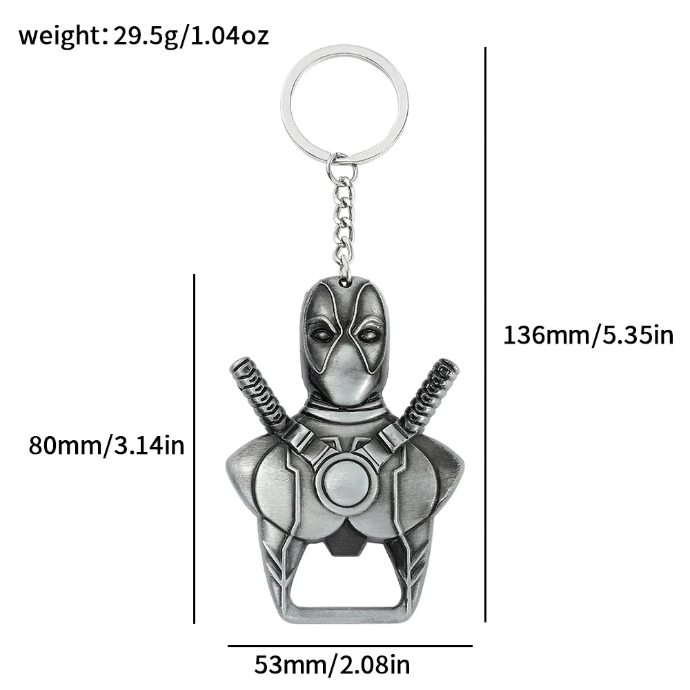 Deadpool Keychain Pendant Llavero Men Cosplay for Bag Keyrings