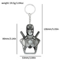 Deadpool Keychain Pendant Llavero Men Cosplay for Bag Keyrings