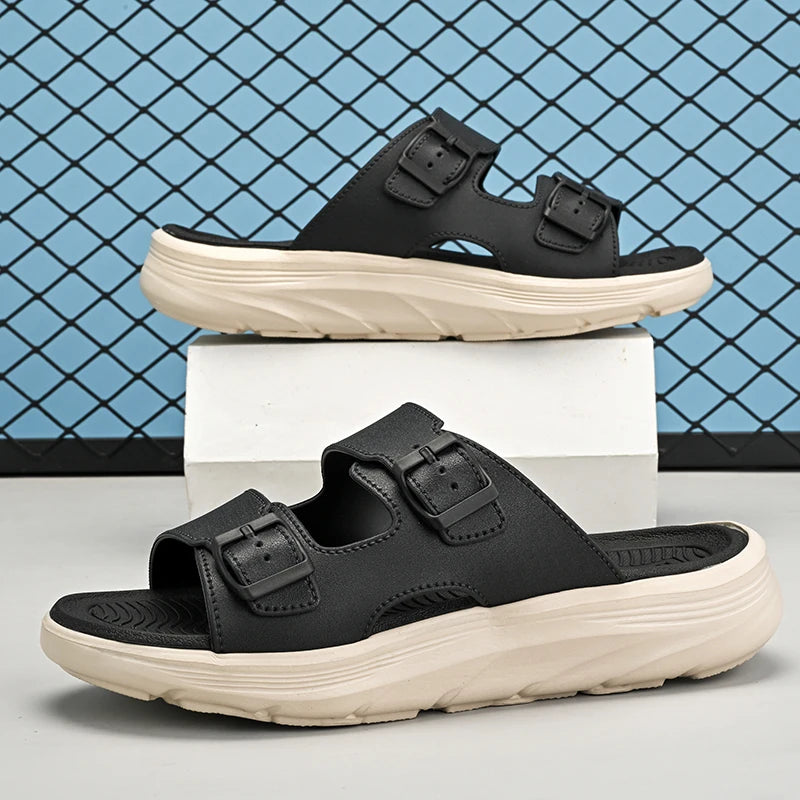 Summer New Men's Sandals Outdoor Fashion Comfortable Thick Bottom