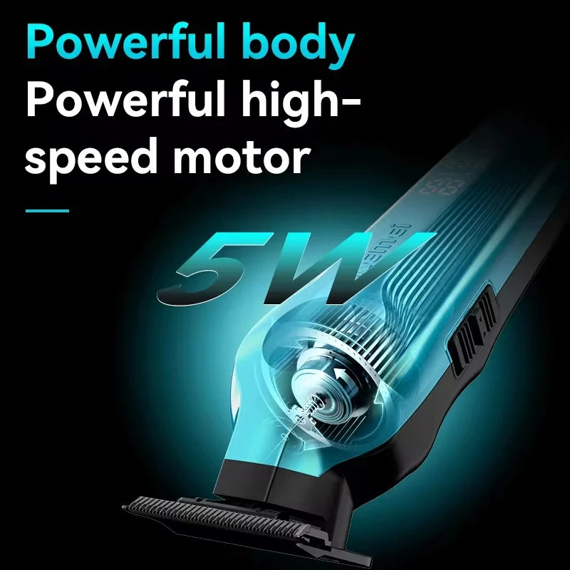 Kemei KM-264 Rechargeable Electric Hair Clipper High Speed Motor