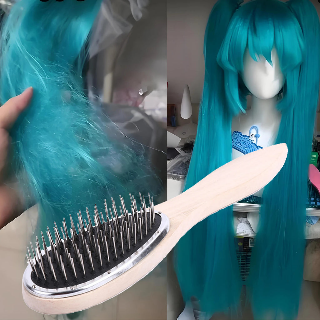 Professional Brush For Wig Anti Static Steel Comb for Tangle Hair