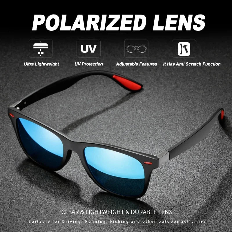 Night Vision Glasses PC Frame Polarized Sunglasses Men Outdoor Sport