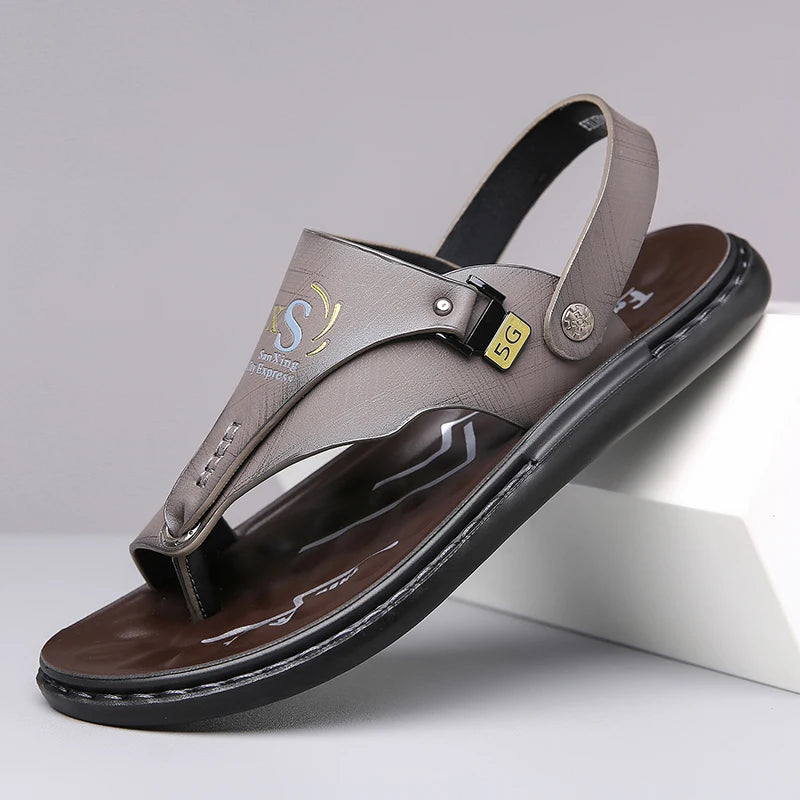 Men's Comfortable Anti-Slip Flip Flops Fashionable Wear-Resistant