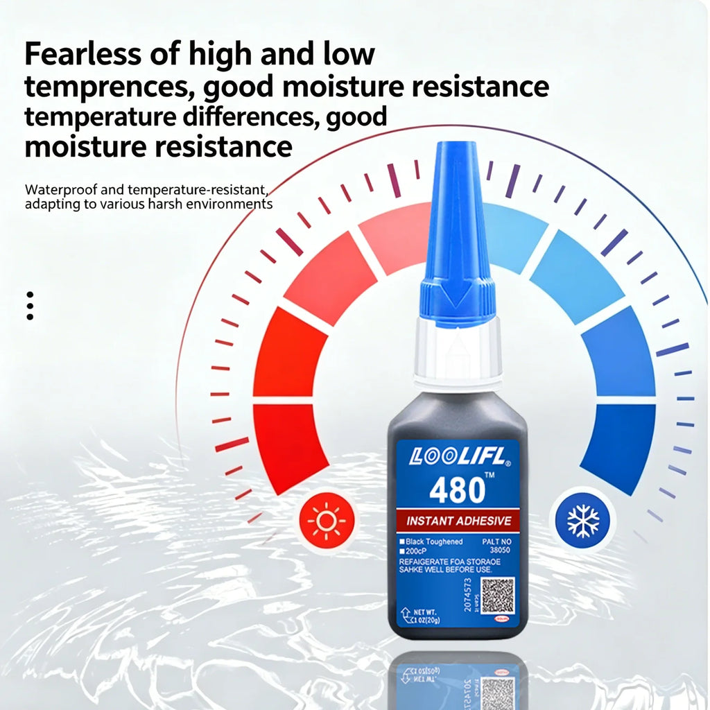 LOOLIFL480 20g Cyanoacrylate Adhesive High Temp Resistant Impact