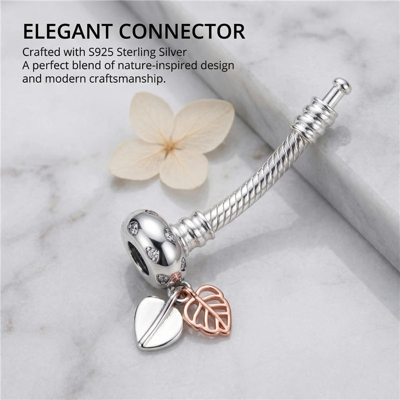 Extender 925 Sterling Silver Bracelet Extender Fit Original Charm