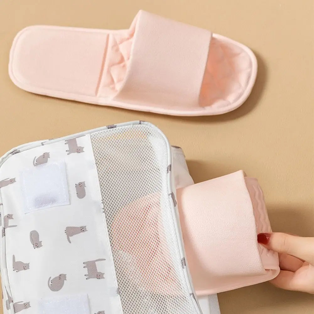 Simple Foldable Slippers Eva Lightweight Travel Slippers Hotel Room