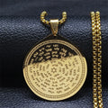 Jewish Bible Stainless Steel Hexagram Chain Necklace Women/Men 72