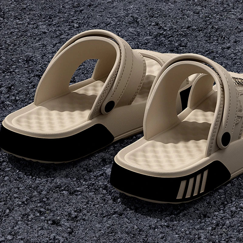 Men Slippers Summer EVA Soft-soled Platform Slides Sandals Indoor