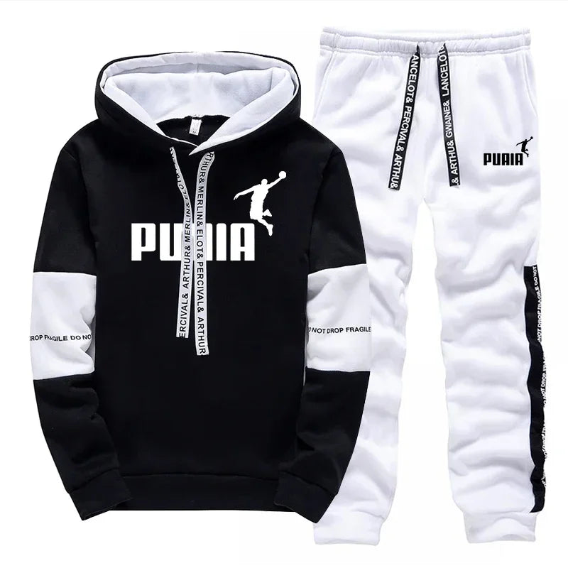 Hot Sales Mens Tracksuit Print Casual Sweatshirts Sportswear Single