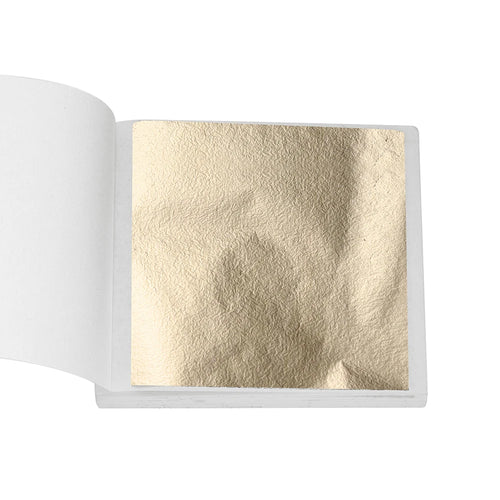 100sheets Imitation Gold Foil Paper Leaf Gilding DIY Epoxy Resin