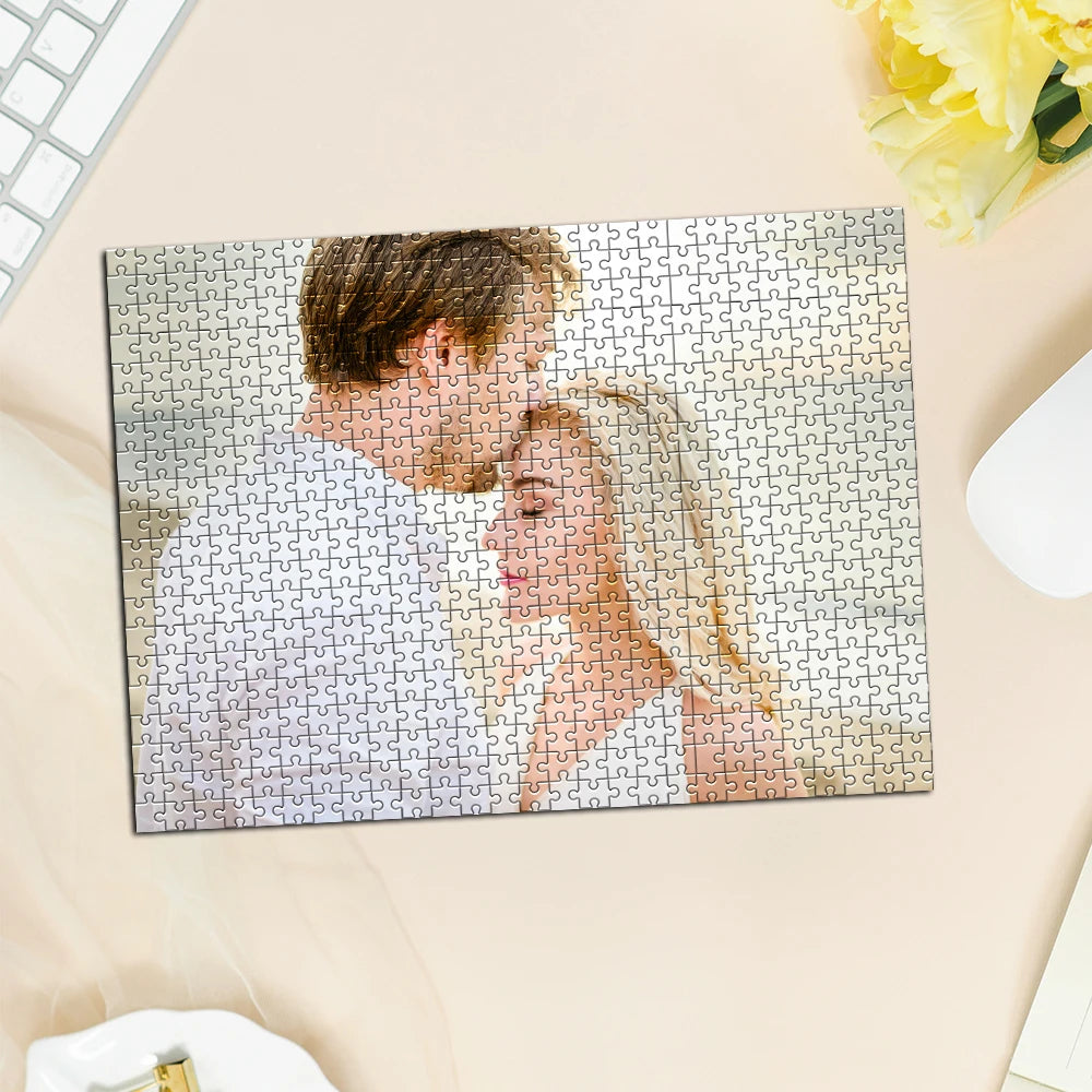 Personalized Custom Photo Puzzle Customize "Cardboard/wooden