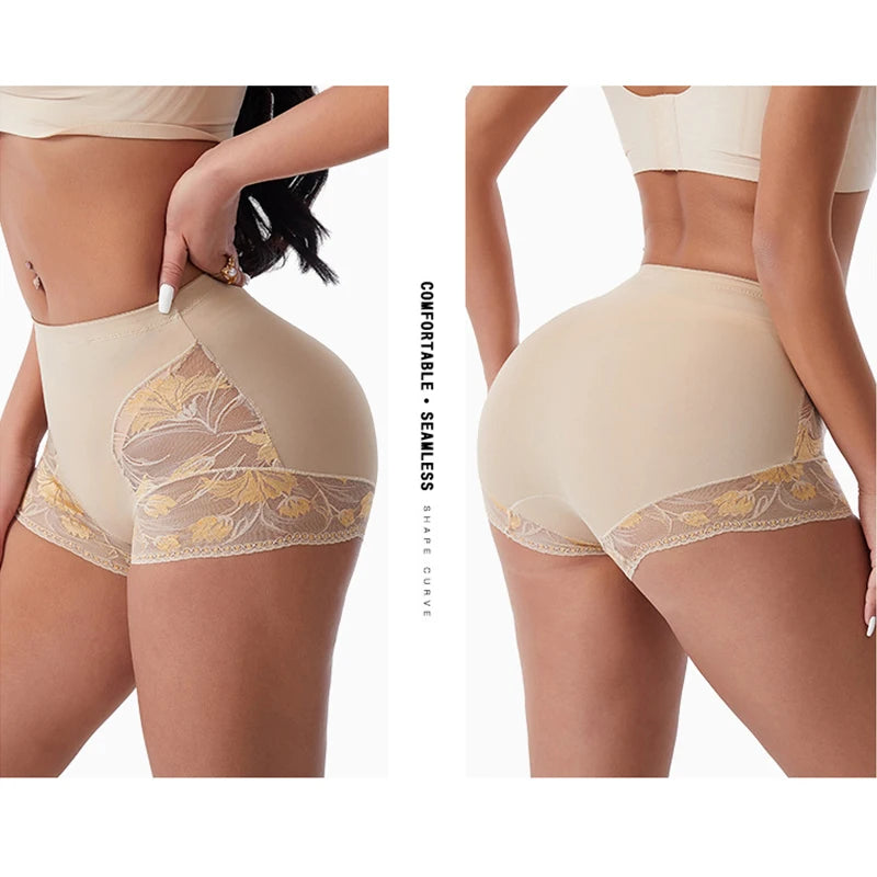 Aishang Lace Flowers Body Shaper High Waist Shapewear Seamless