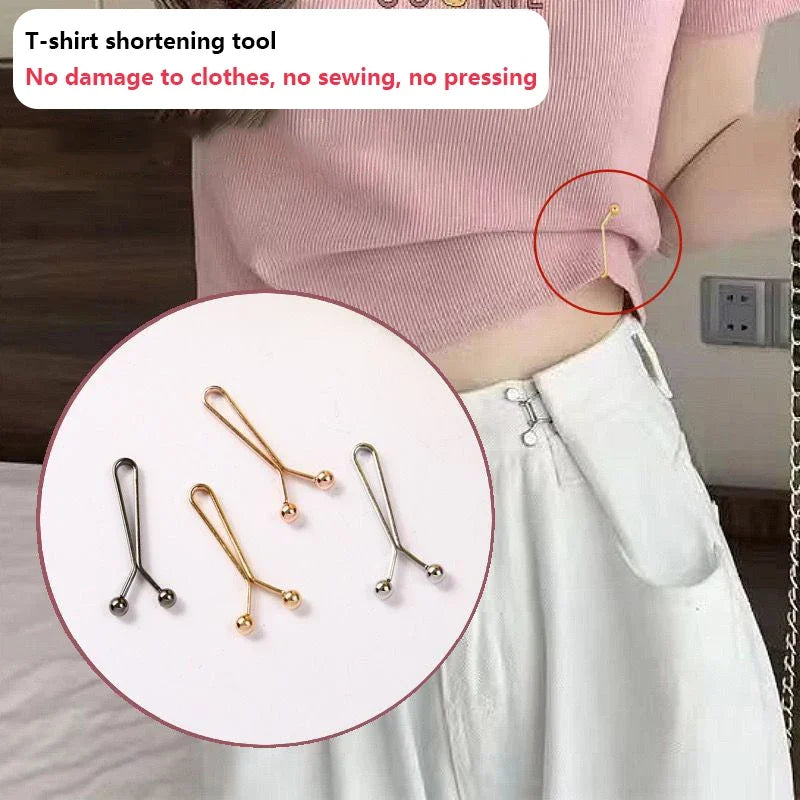 4/10PCS Jeans Skirts Detachable Buckle Accessories Adjustable Sleeve