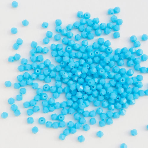 100PCS 4MM Shiny Faceted Austria Crystal Beads Bicone Beads Loose