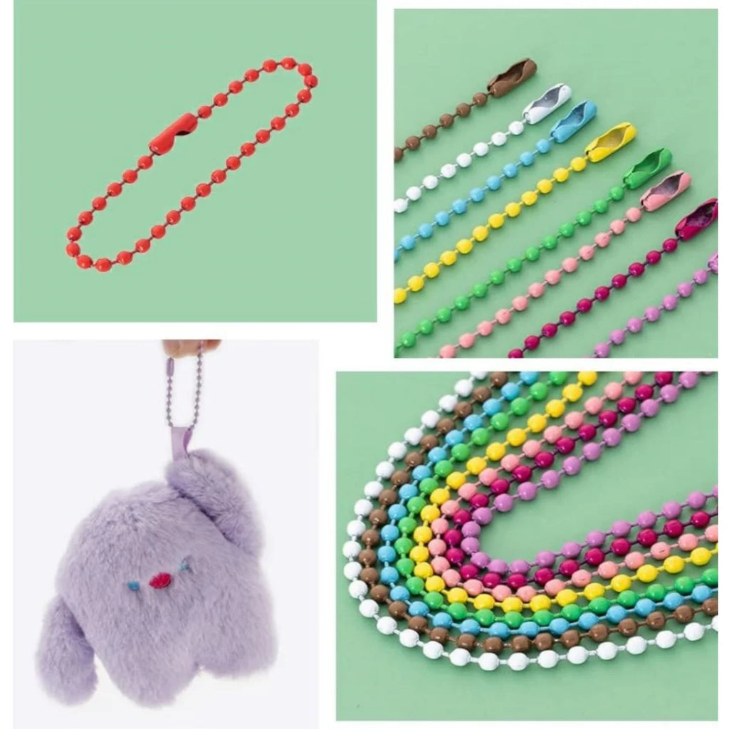 100PCS 12cm Bead Chains Fits Key Chain/Dolls/Label Hand Tag Connector