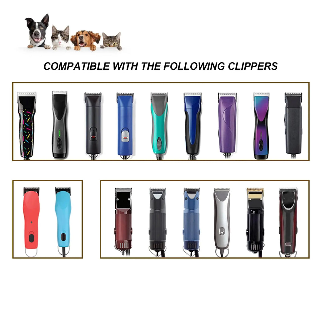 Professional Pet Grooming Blades Compatible with Andis,Oster A5,Wahl