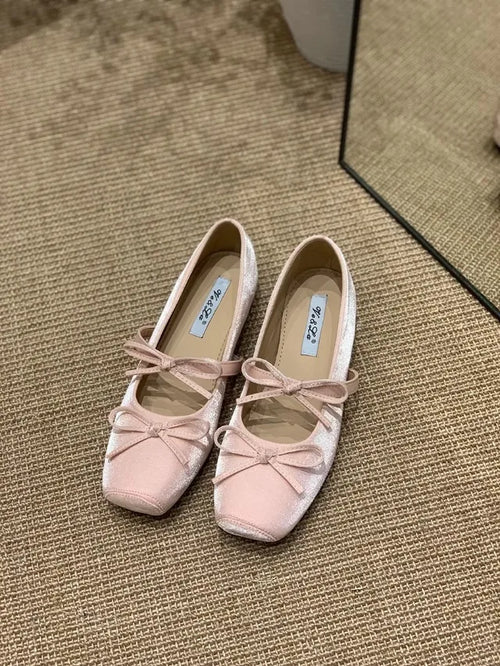 Autumn New trend Fashion Generous Ballet shoes Gentle French flat