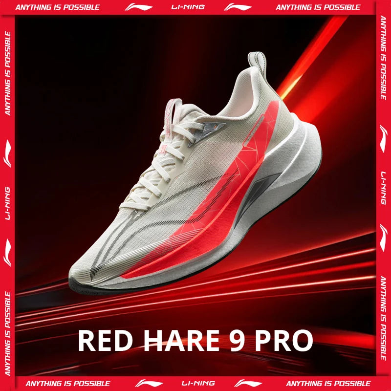 Li-Ning Men's RED HARE 9 PRO Racing Running Shoes BOOM Cushion Rebound