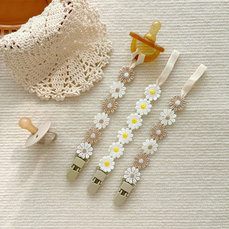 Little Daisy Baby Pacifier Clips Pacifier Chain Nipple Bracket Holder