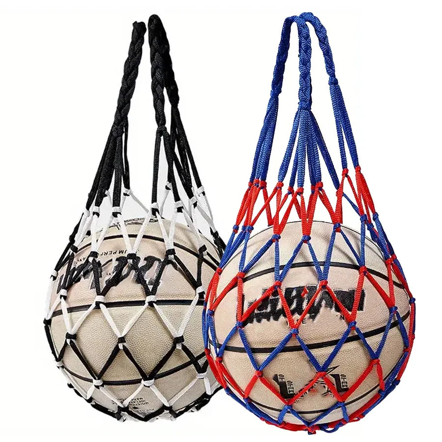 Basketball Net Bag Thick Woven Net Basketball Storage Durable Nylon