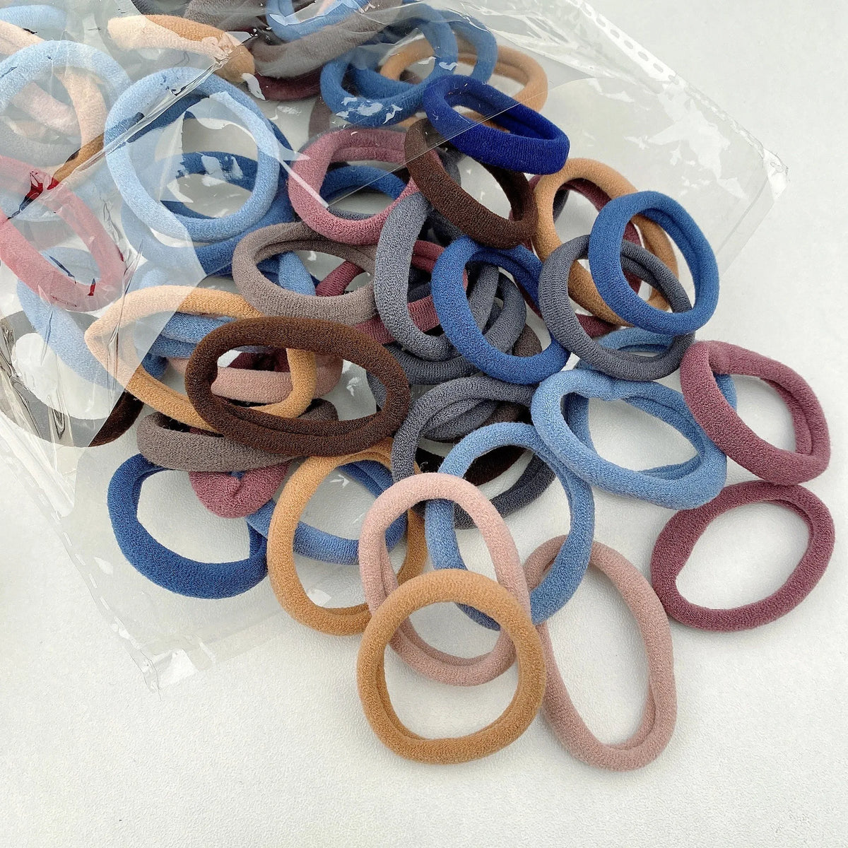 20/50/100pcs Four seasons Elastic Hair Bands Girls 4CM Sweets