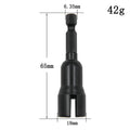 Natural color 65mm slotted socket hexagonal handle electric