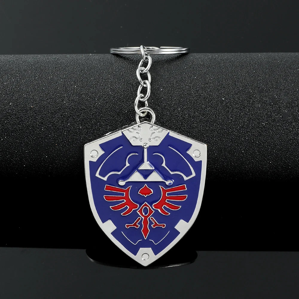 The Legend of Zeldas Pendant Keyring for Men Women Vintage Triforce