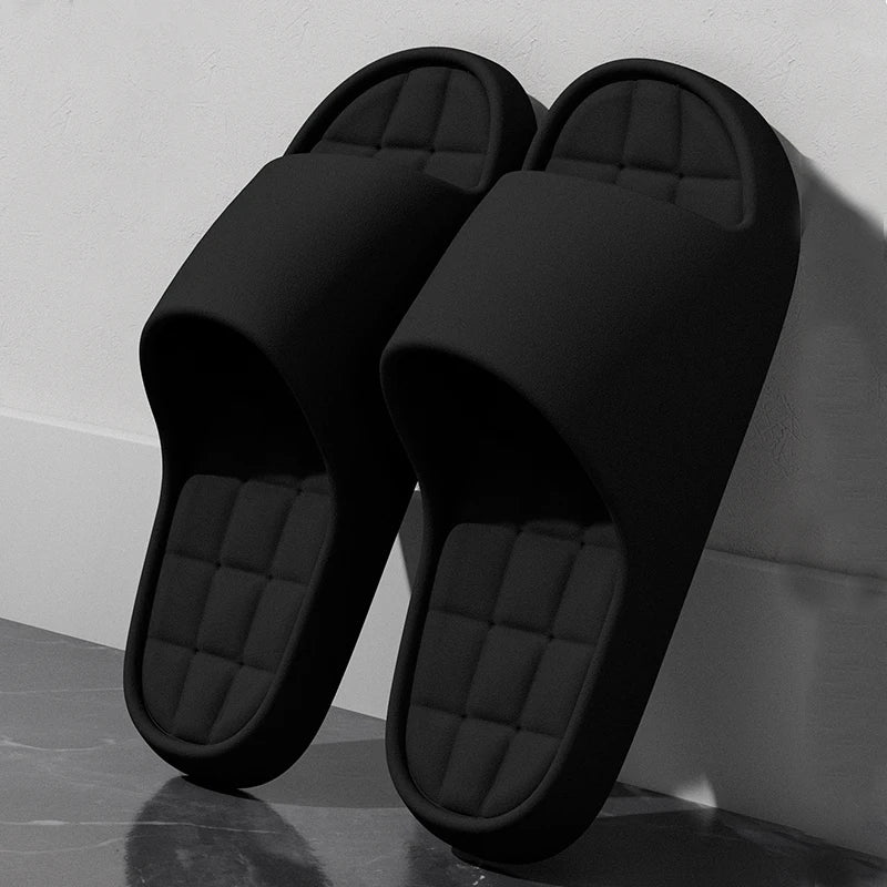 Man Fashion Slippers Solid Beach Sandals Summer Non Slip Lightweight