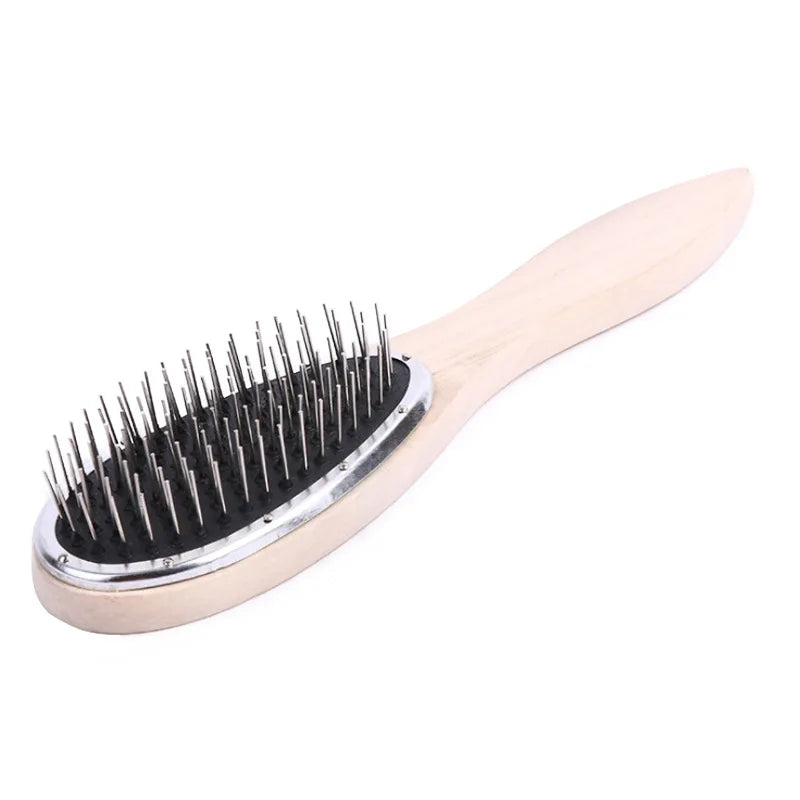 Professional Brush For Wig Anti Static Steel Comb for Tangle Hair