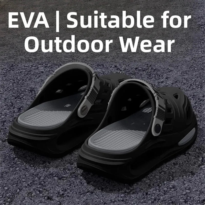 Summer Men's Outdoor Slippers Thick Bottom Anti-slip Clog Shoes