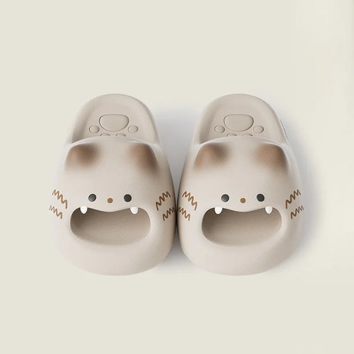 New Y2K Kawaii Cat Platform Slippers Lady Cute 3D Star EVA Shoes Women