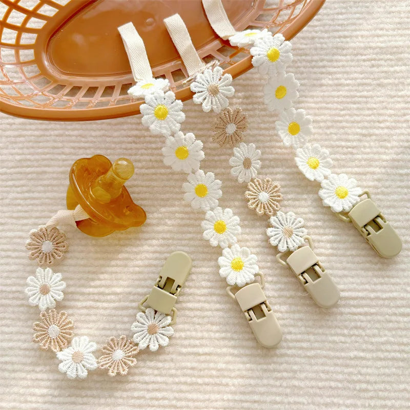 Little Daisy Baby Pacifier Clips Pacifier Chain Nipple Bracket Holder