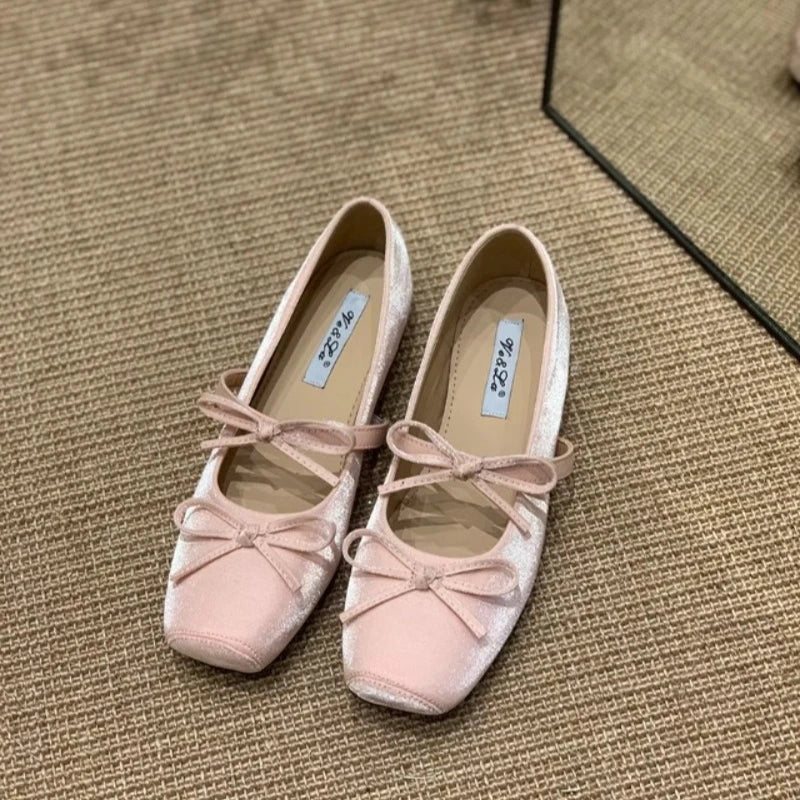 Autumn New trend Fashion Generous Ballet shoes Gentle French flat