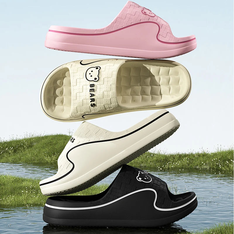 Women's Home Slippers Cute Cartoon EVA Indoor Home Bathroom Sandals