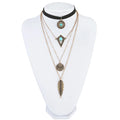 Fashion Bohemian Long Chain Necklace Women Collares Collier Vintage