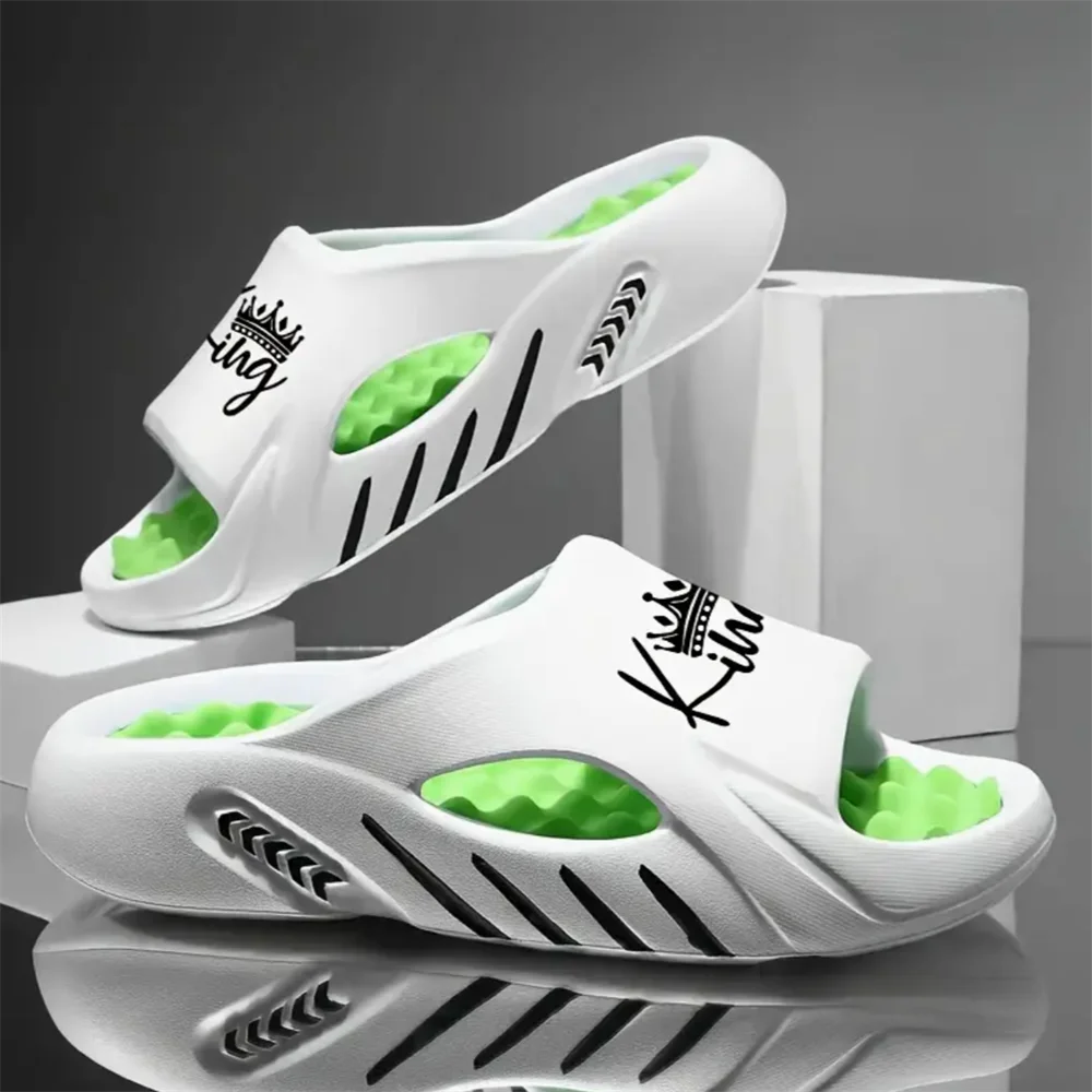 Summer Men's Slippers EVA Massage Non-Slip Slides Fashion Sandals
