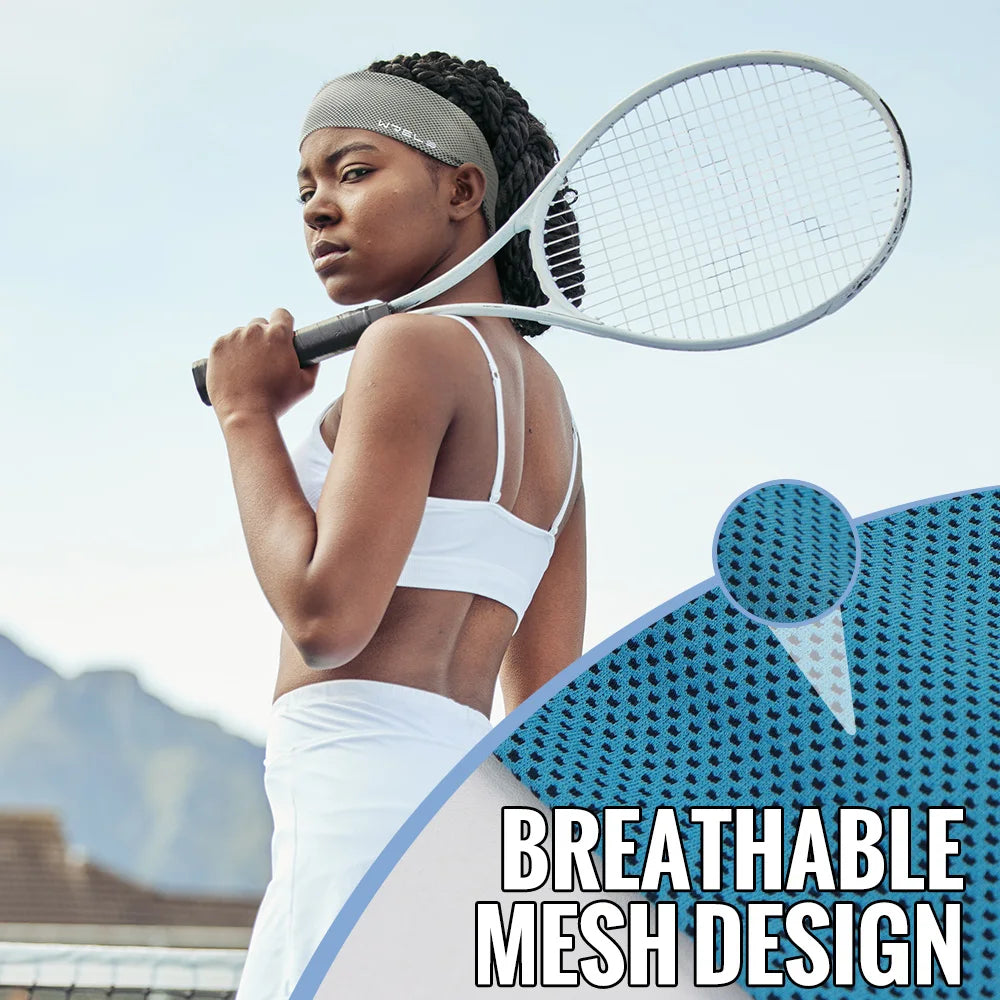 Summer Sport Headband Breathable Fitness Sweatband Non Slip Elastic